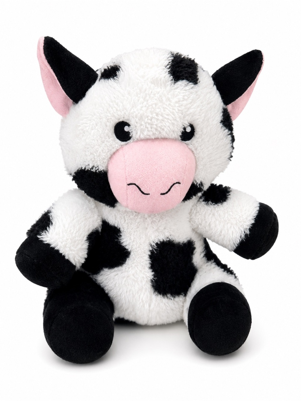 Vintage Handmade Plush Cow – Made in India – 23 x 53 cm – Good Condition
